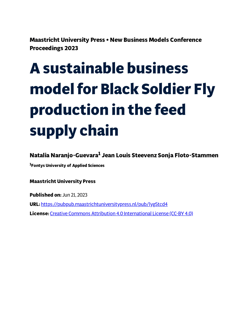 business plan for black soldier fly