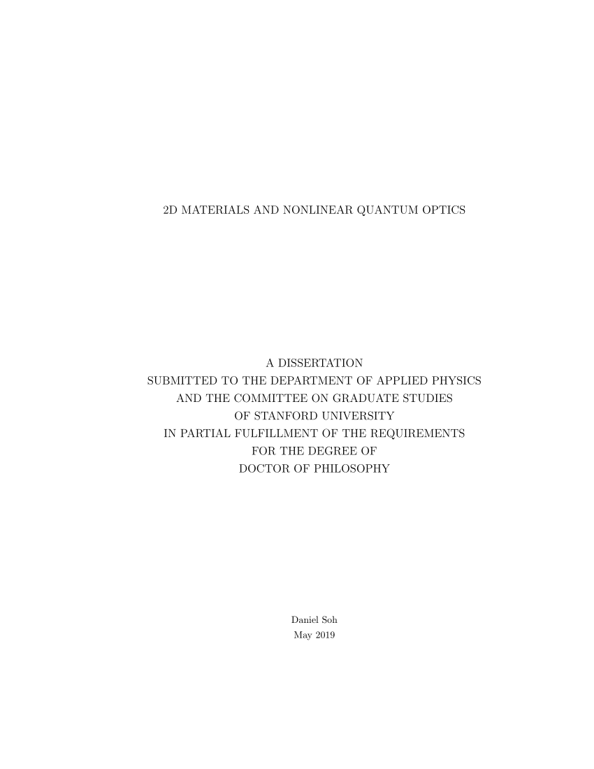 phd thesis quantum optics