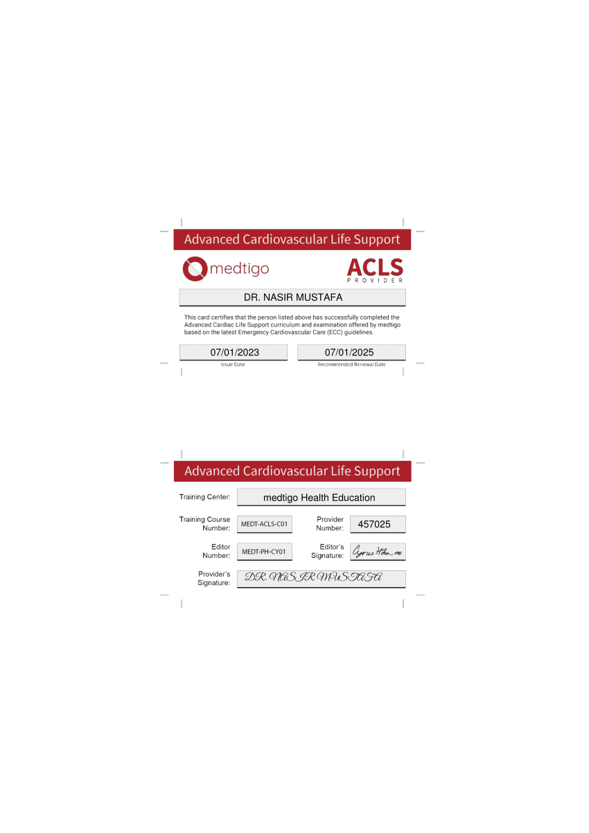 Empowering Nurses: The Specialized Impact of ACLS Certification on  Cardiovascular Emergency Response, December 15, 2023, id 282