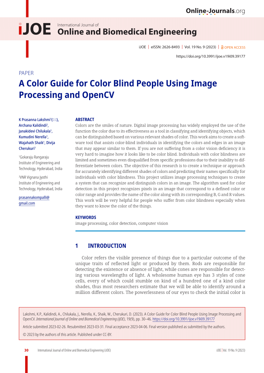 (PDF) A Color Guide for Color Blind People Using Image Processing and ...