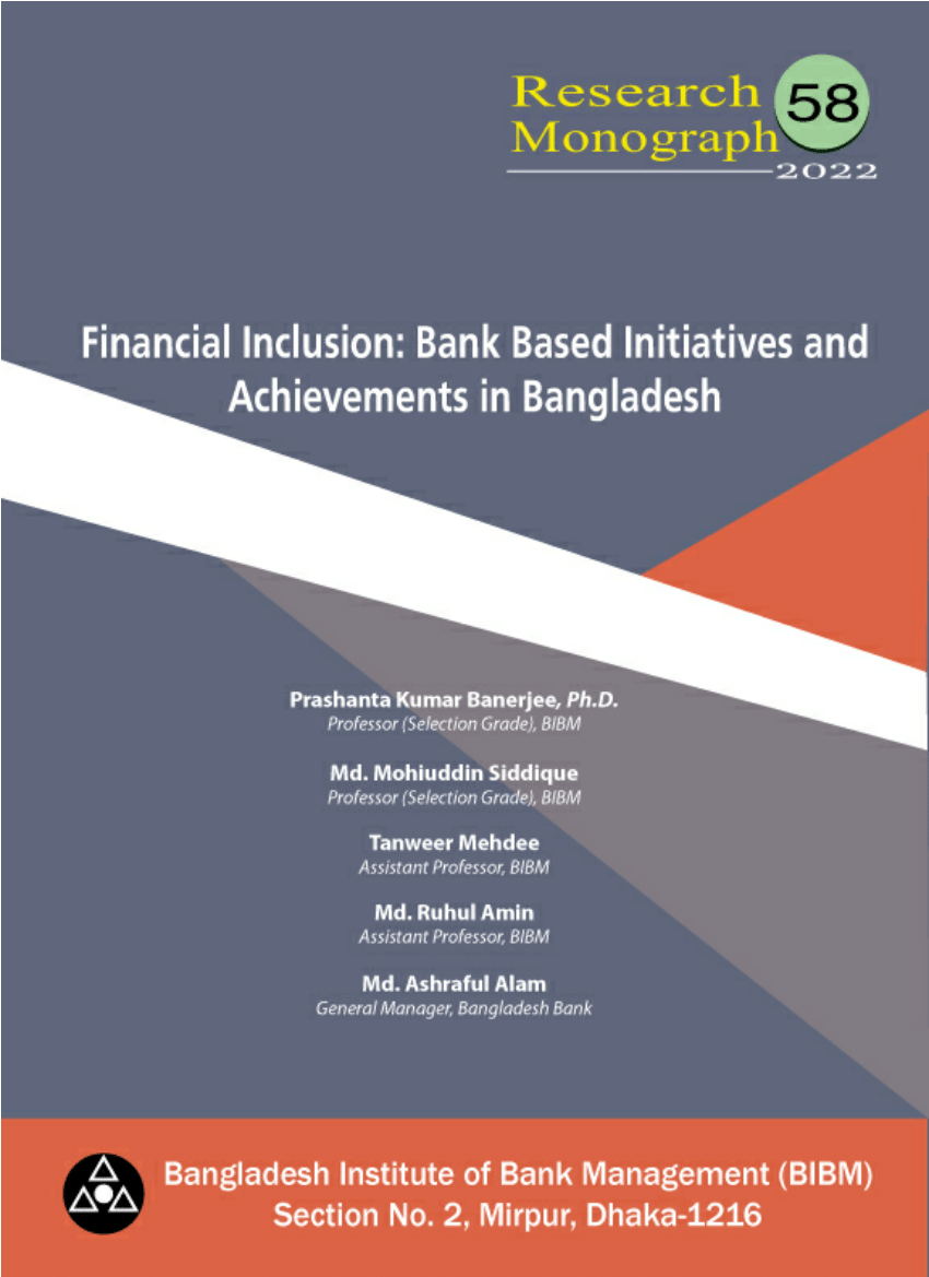 (PDF) Financial Inclusion: Bank Based Initiatives and Achievements in ...