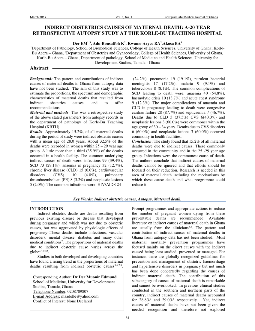 Journal of Postgraduate Gynecology & Obstetrics: Large Hemorrhagic