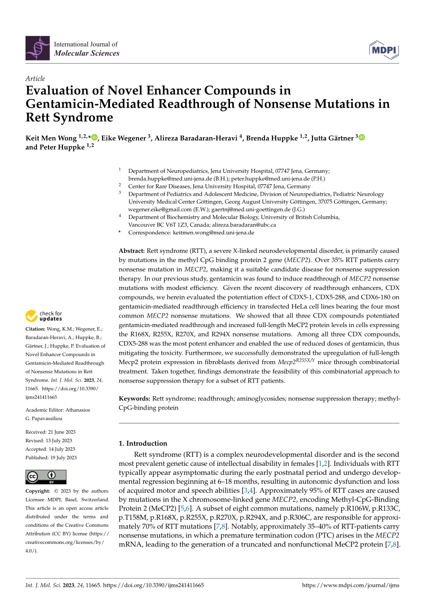 (PDF) Evaluation of Novel Enhancer Compounds in Gentamicin-Mediated ...