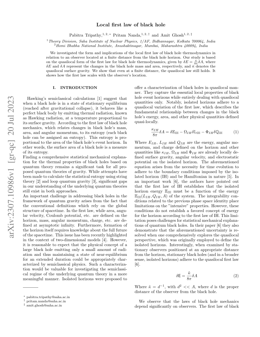 pdf-local-first-law-of-black-hole