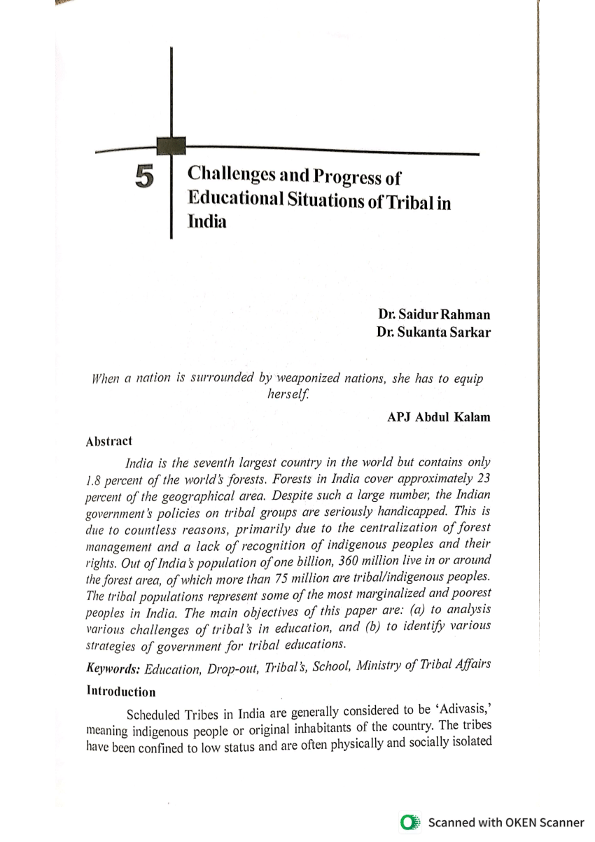 Indian Tribals(Issues and challenges) - Gurukunj IAS Study Circle