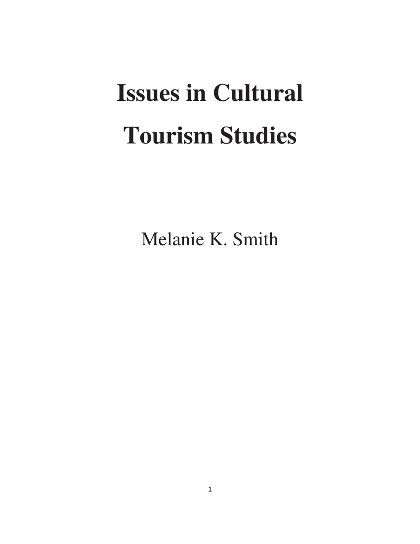 ethnic tourism pdf