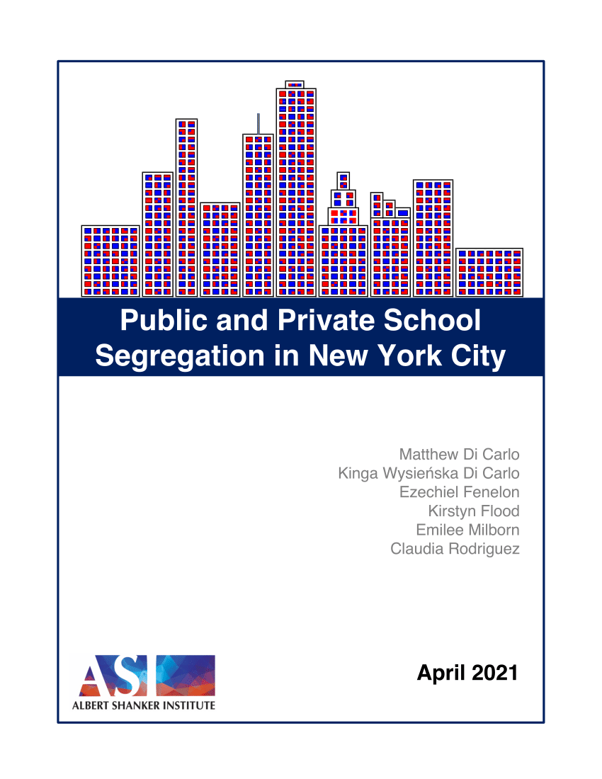 Pdf Public And Private School Segregation In New York City 9961