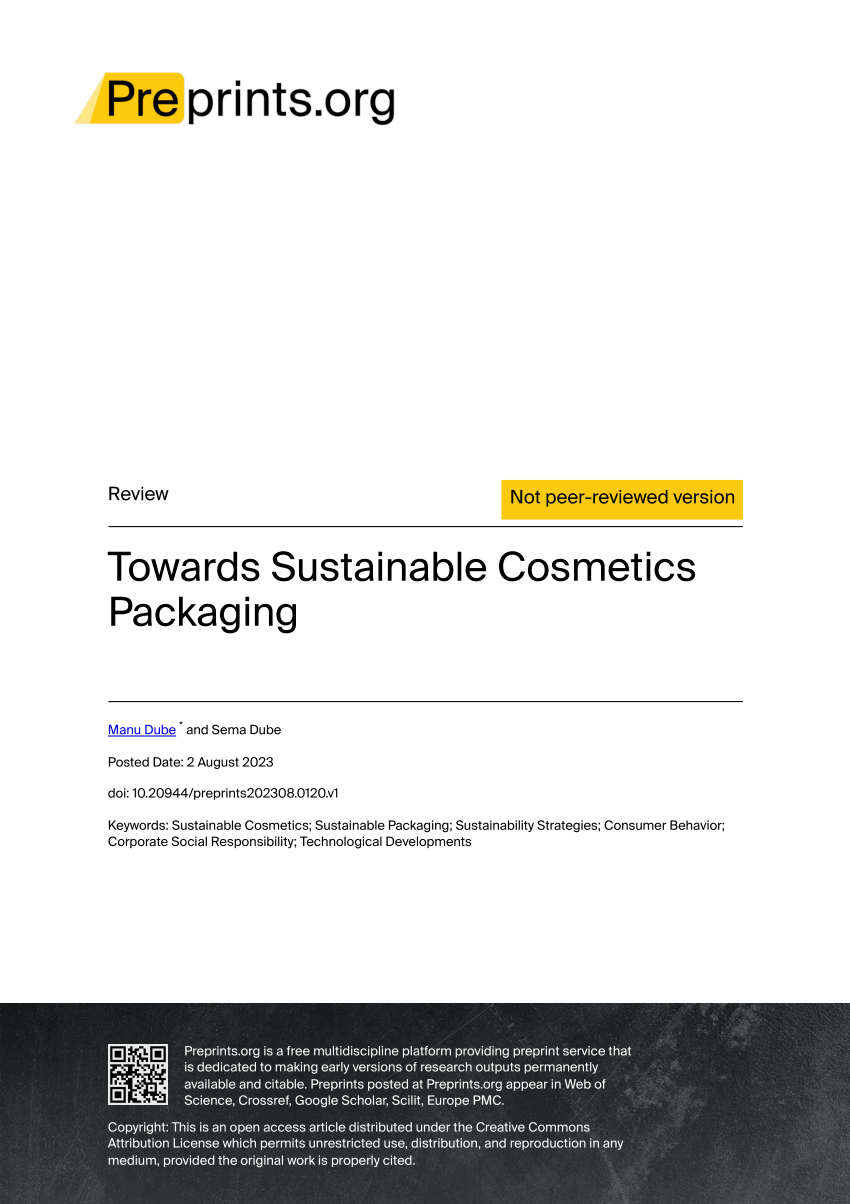 The Sustainable Beauty Packaging Dilemma