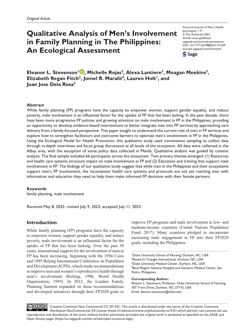 research paper about family planning in the philippines