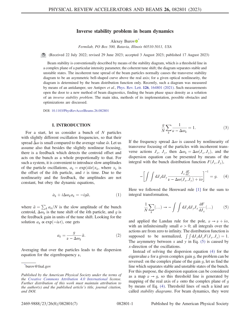 pdf-inverse-stability-problem-in-beam-dynamics