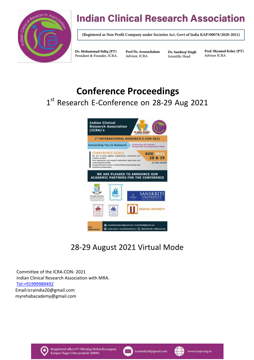 (PDF) ICRA CONFERENCE PROCEEDINGS