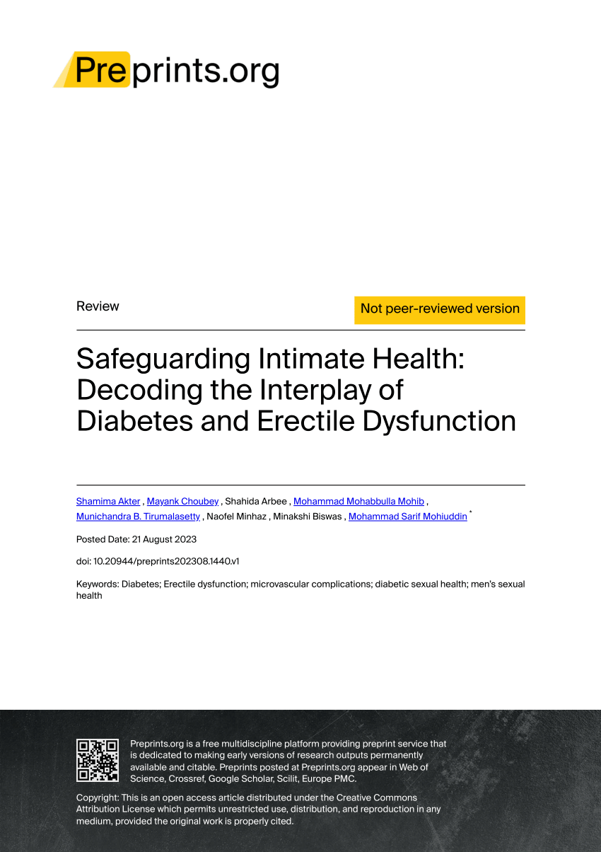 PDF Safeguarding Intimate Health Decoding the Interplay of