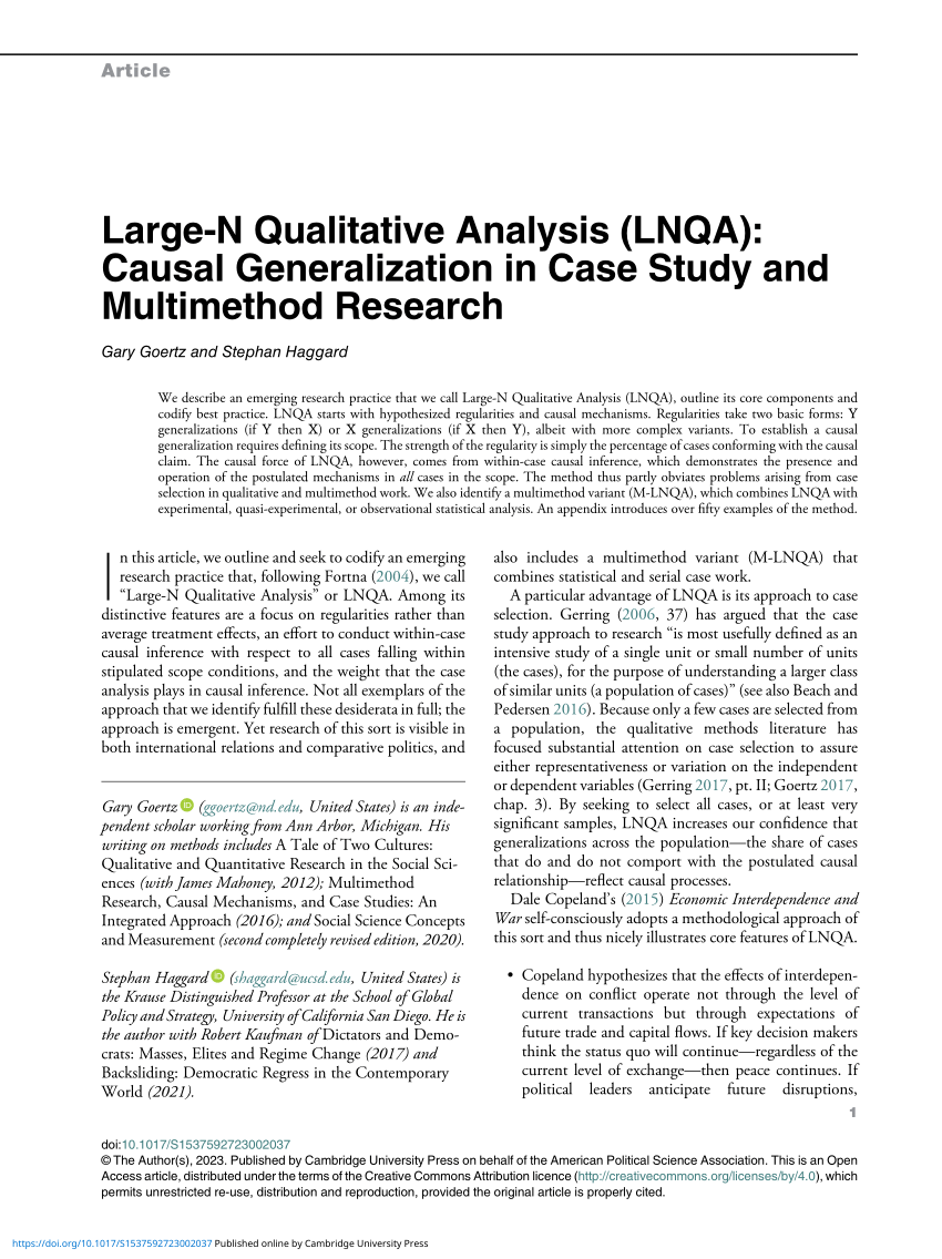 analysis generalization qualitative research