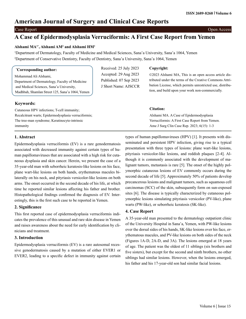 American Journal of Case Reports