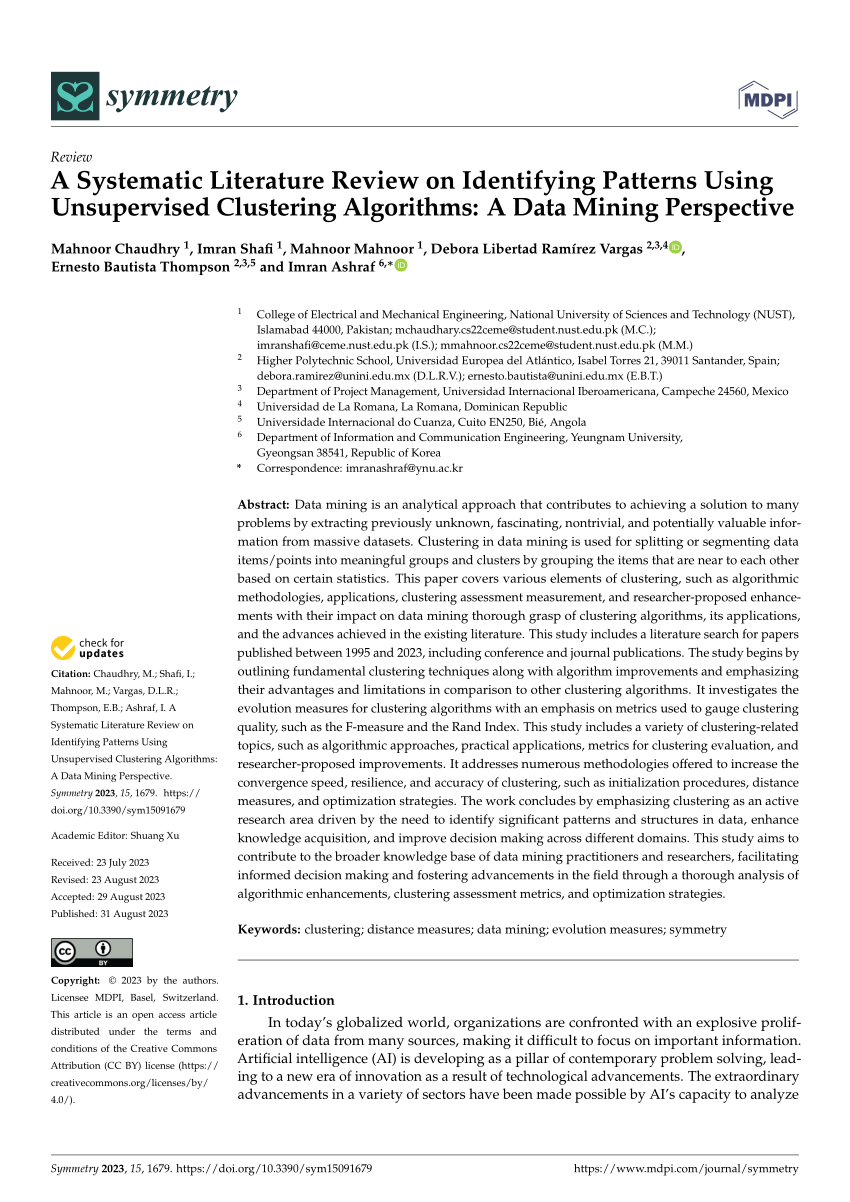 literature review on patterns