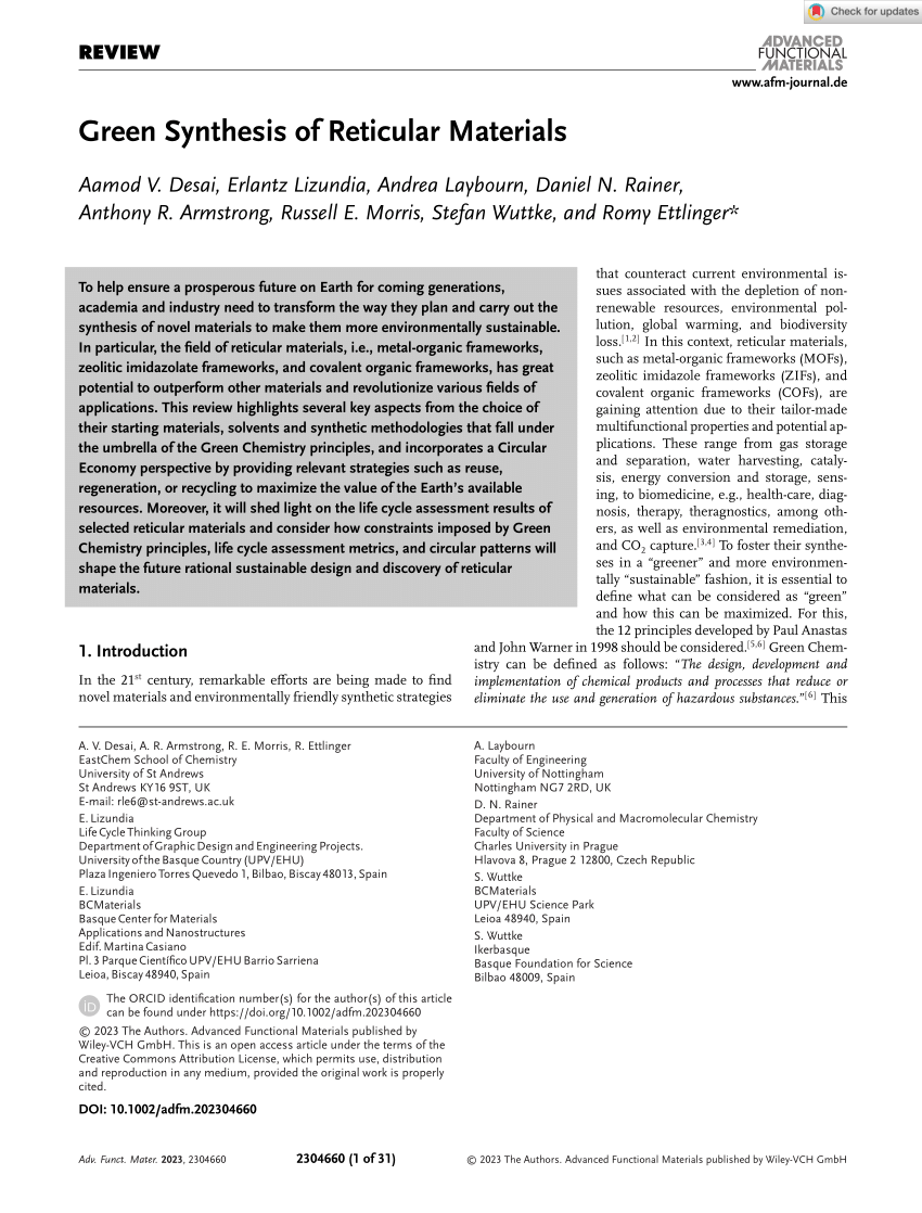 Mechanochemical Synthesis of Catalytic Materials - Amrute - 2021 -  Chemistry – A European Journal - Wiley Online Library