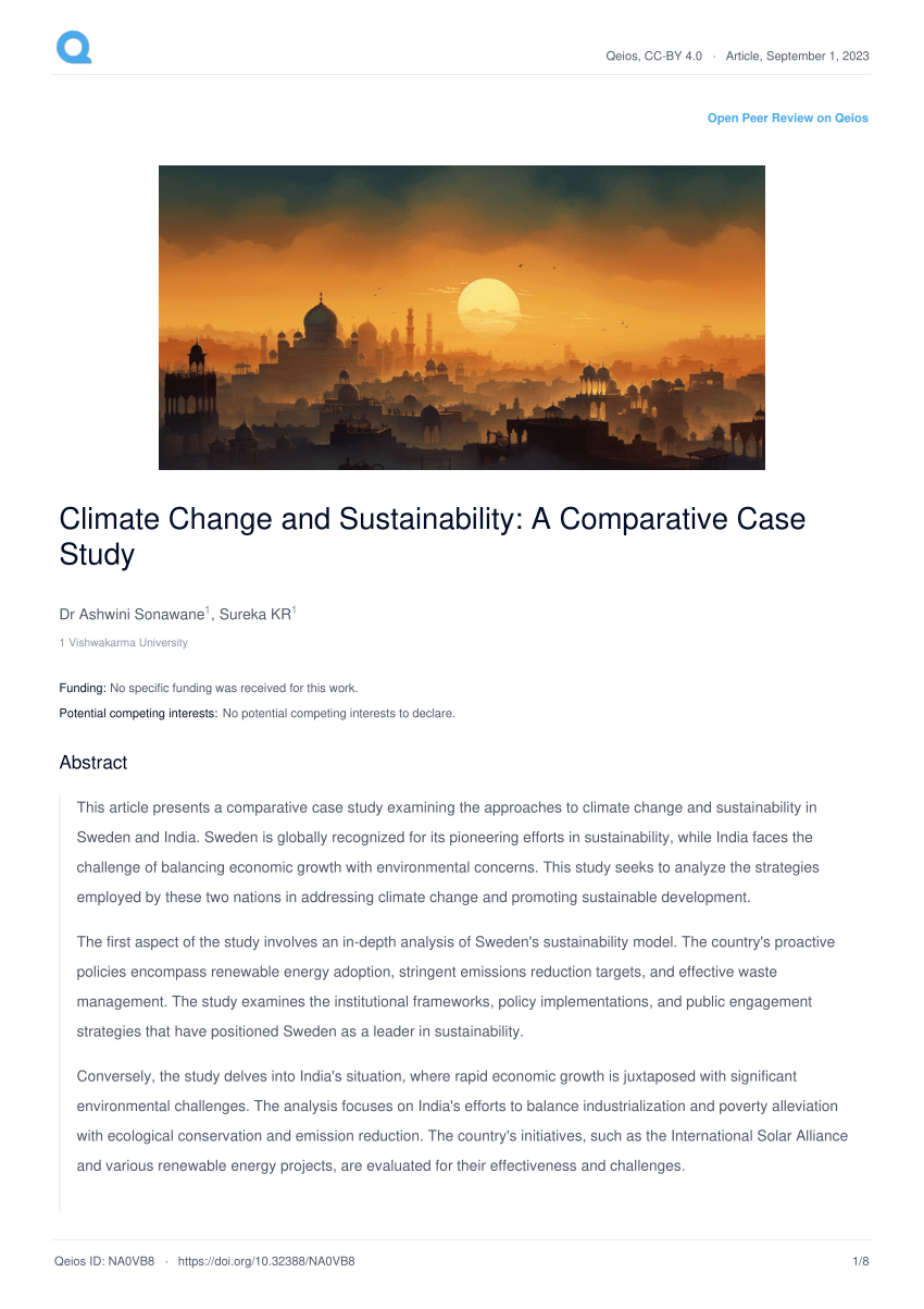 comparative case study sustainability