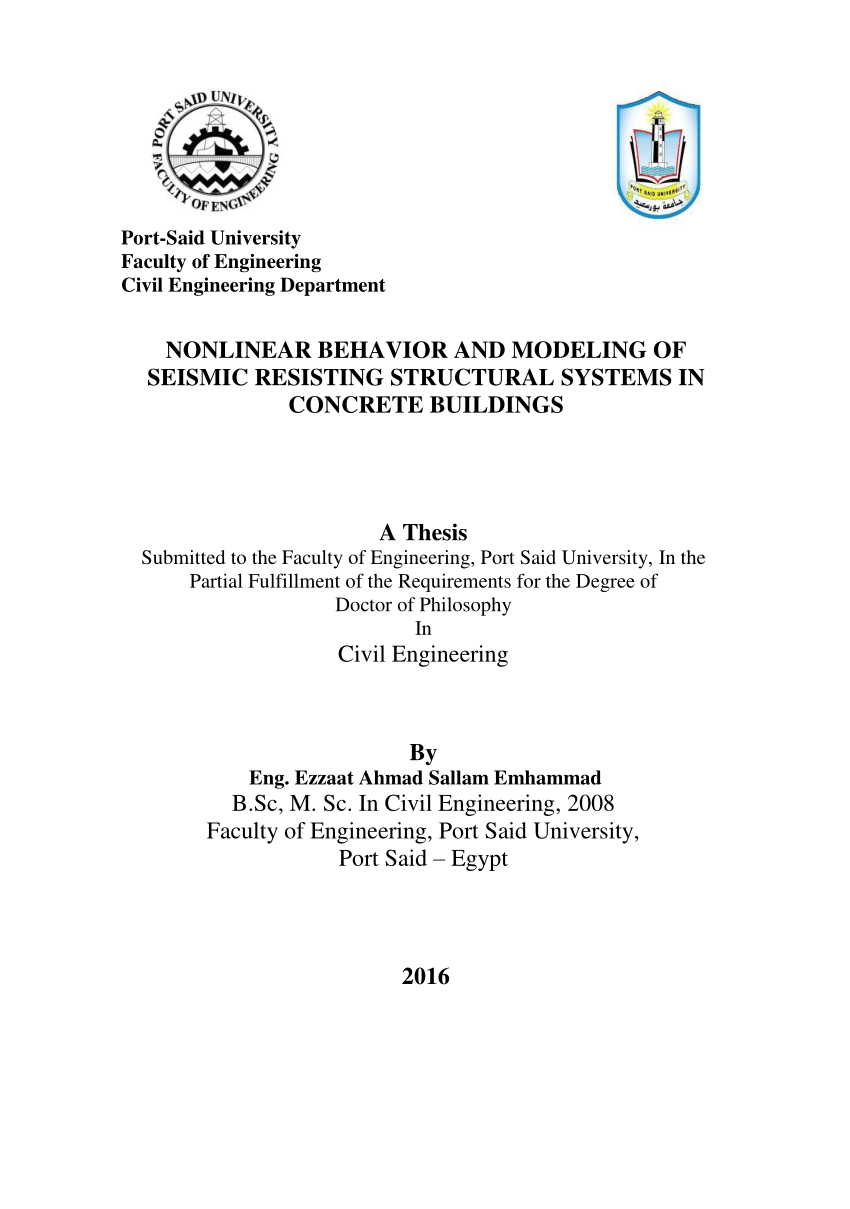 phd thesis nonlinear systems