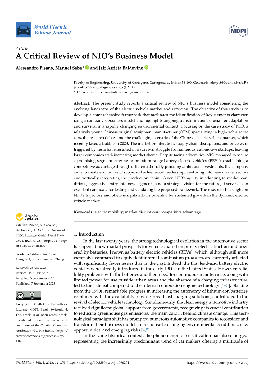 nio research report pdf