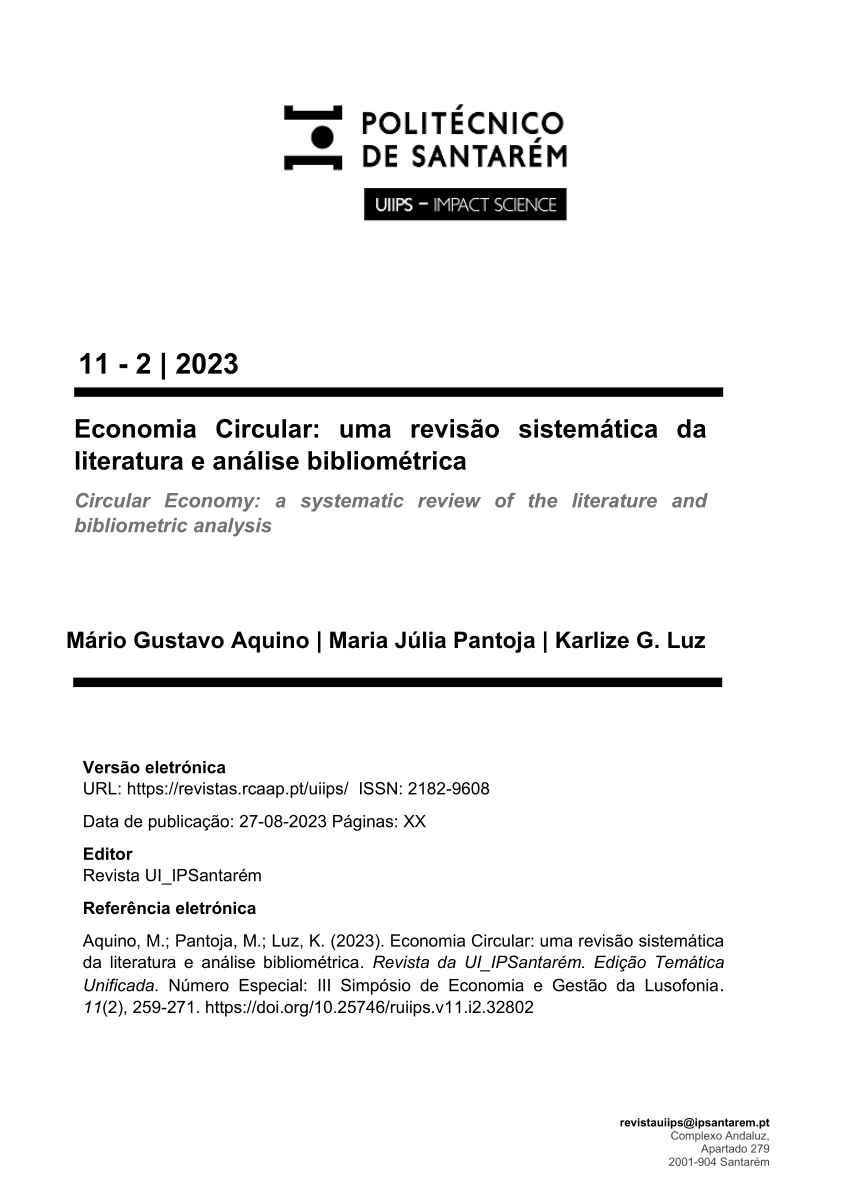 IV SIMPÓSIO DE ECONOMIA E GESTÃO DA LUSOFONIA - 2023 - Politécnico de  Santarém