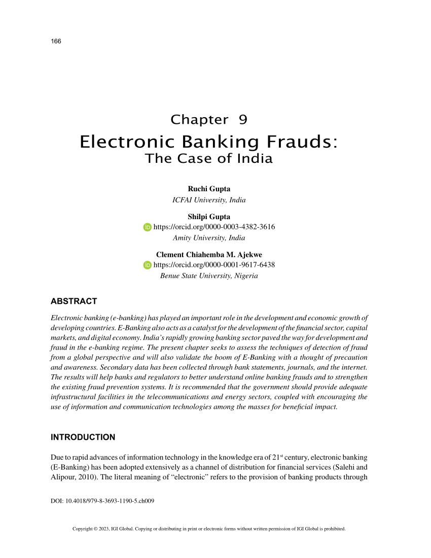 internet banking frauds case study india