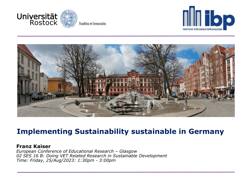 phd in sustainability germany