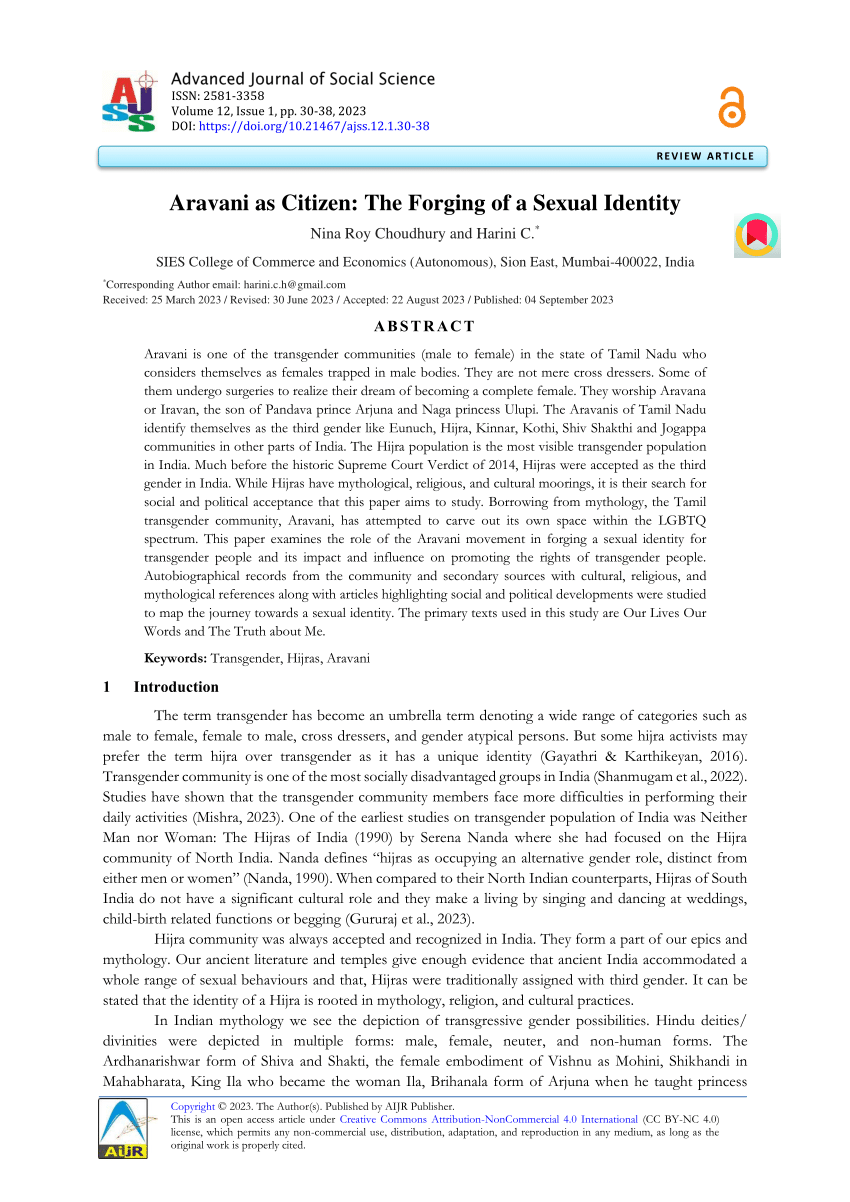 Sex Aravani - PDF) Aravani as Citizen: The Forging of a Sexual Identity