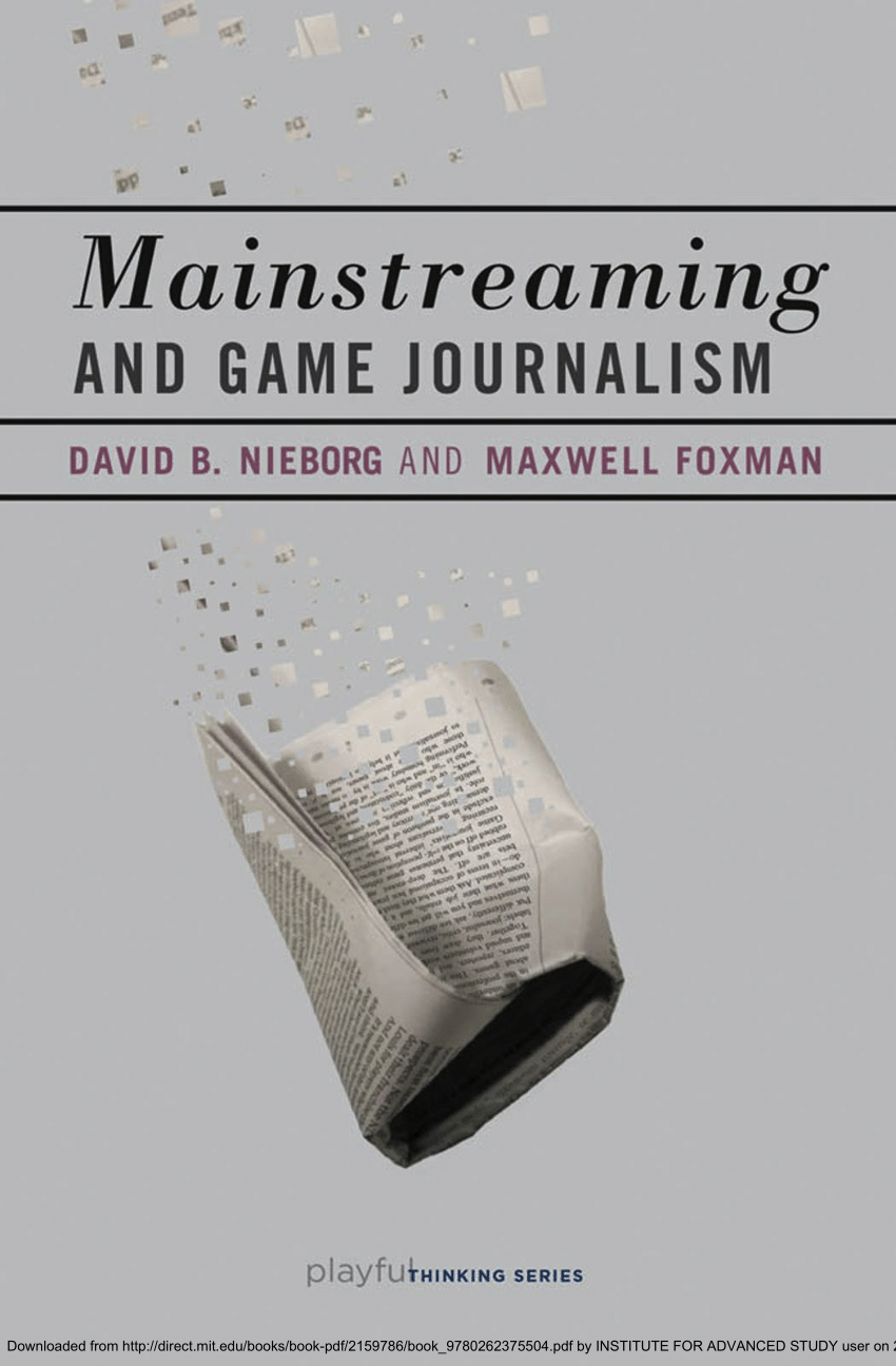 PDF) Mainstreaming and Game Journalism