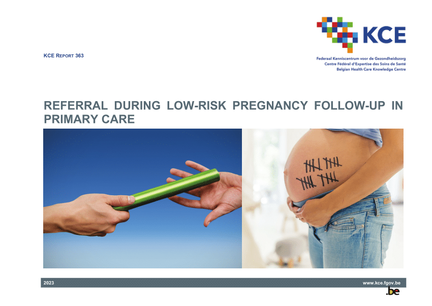 PDF Referral during low risk pregnancy follow up in primary care 