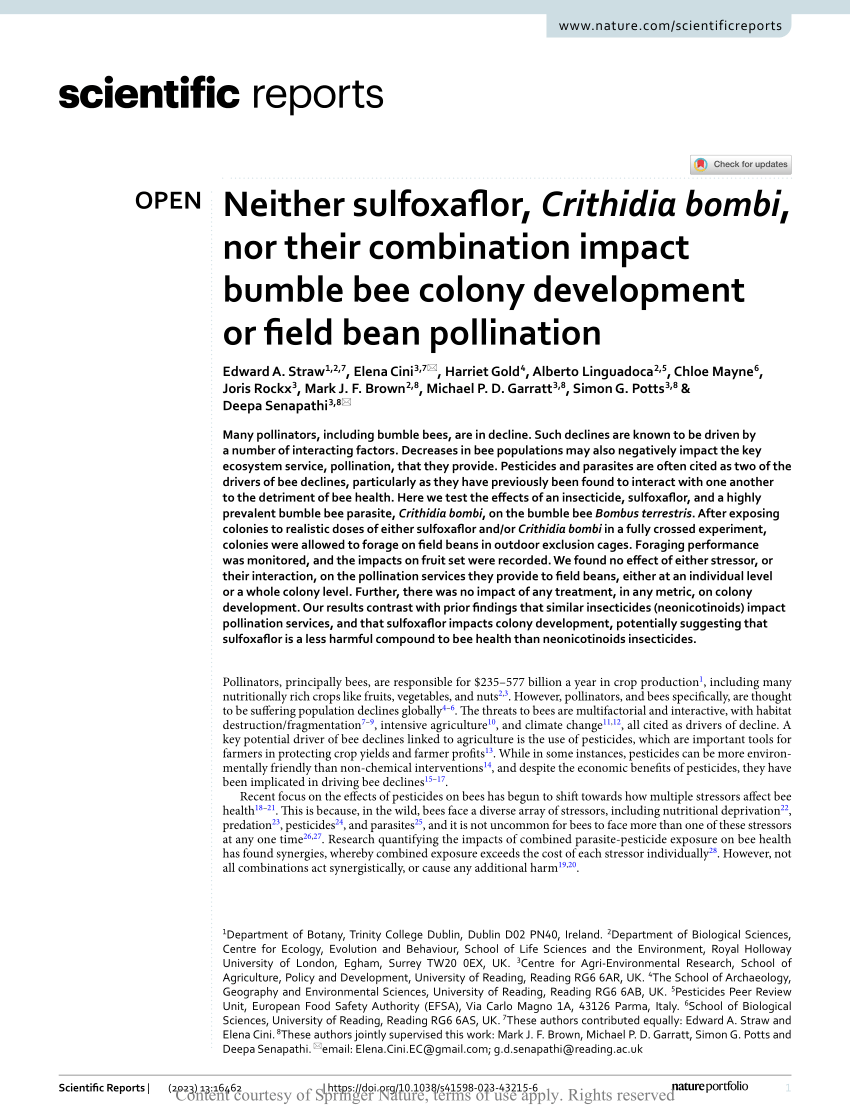 Heatwave-like events affect drone production and brood-care behaviour in  bumblebees [PeerJ]