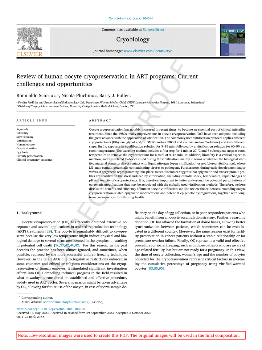 MicroRNAs in Gametes and Preimplantation Embryos: Clinical Implications -  ScienceDirect