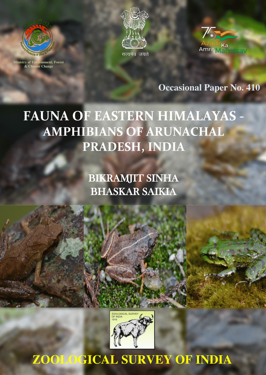 PDF) Fauna of Eastern Himalayas: Amphibians of Arunachal Pradesh