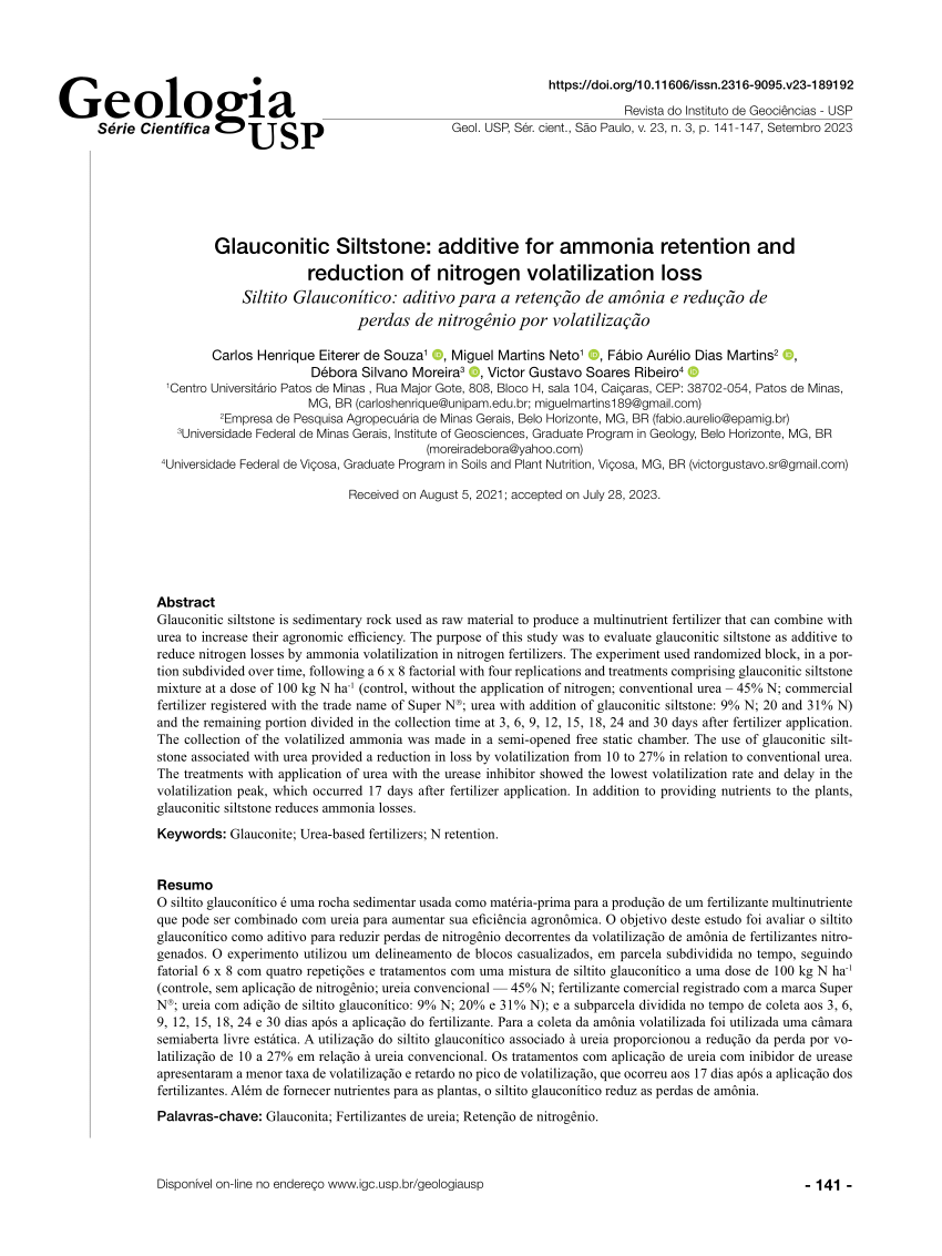 v. 19 n. 3 (2019)  Geologia USP. Série Científica