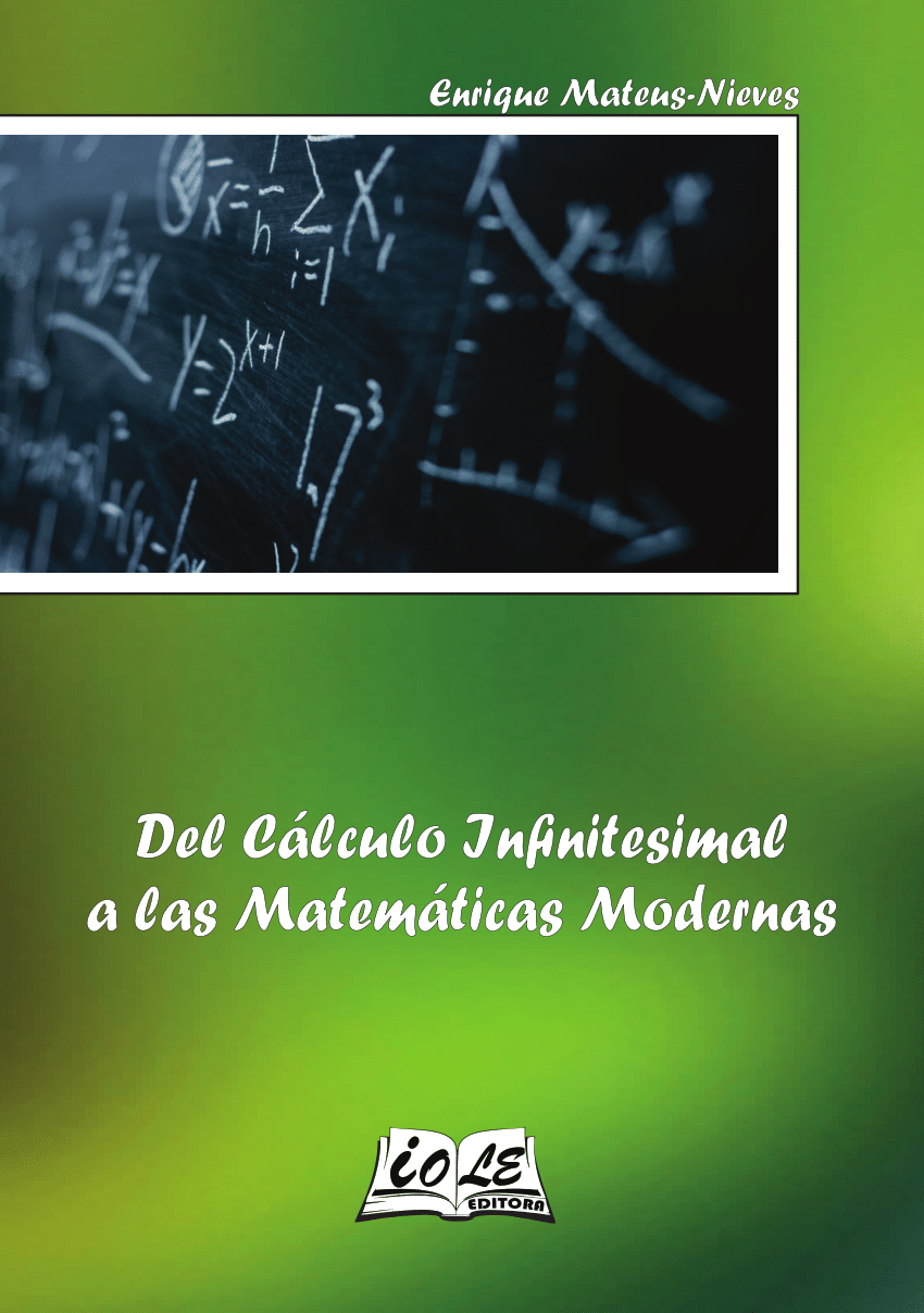 Pdf Del Cálculo Infinitesimal A Las Matemáticas Modernas 8993