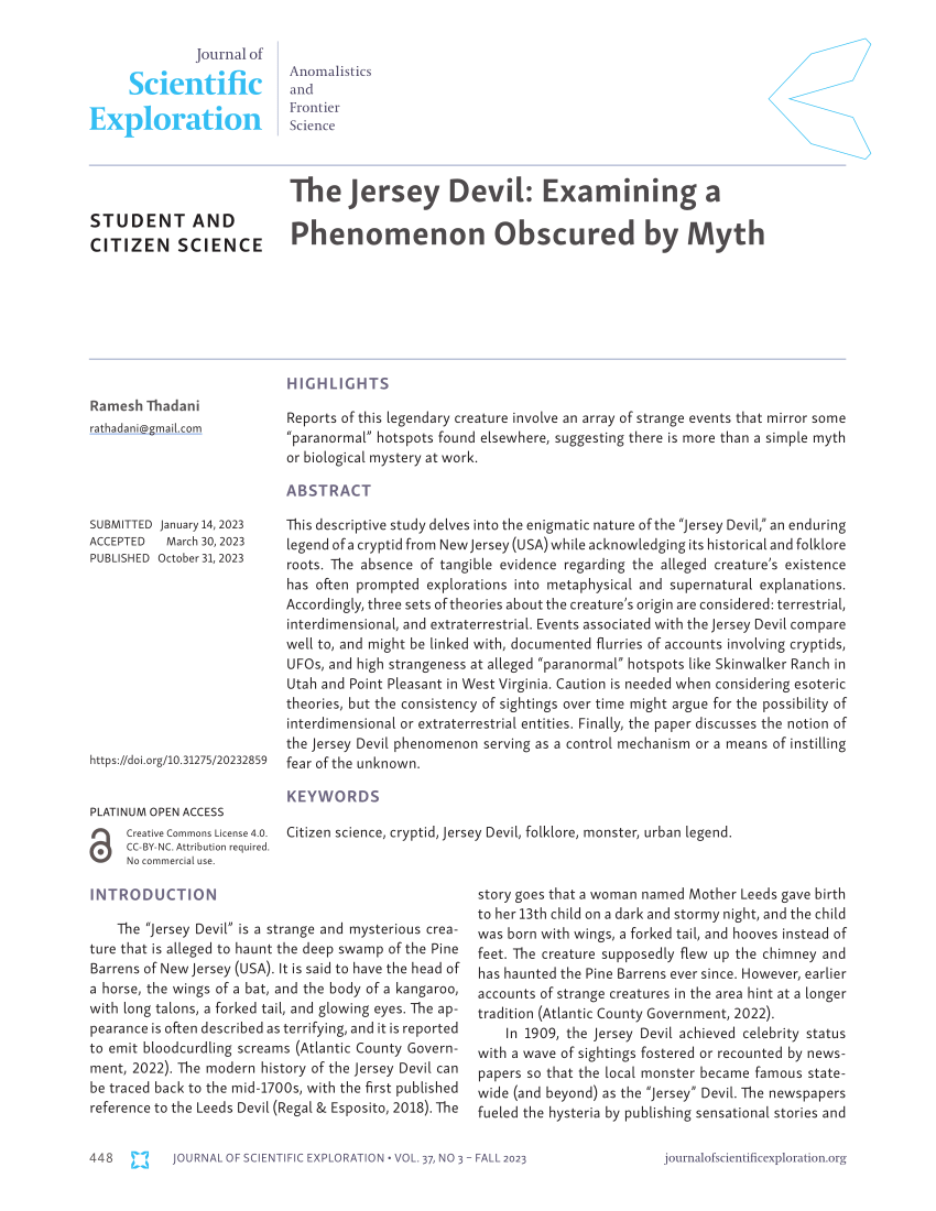 The Secret History of the Jersey Devil: How Quakers, Hucksters, and  Benjamin Franklin Created a Monster