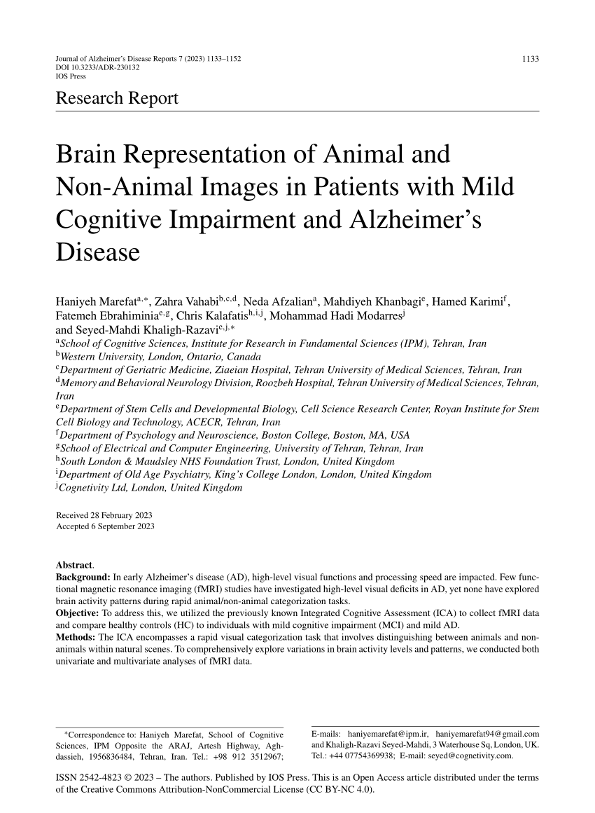 Five-minute 'spot the animal' iPad test could detect signs of dementia in  patients years before they suffer memory loss. - Cognetivity