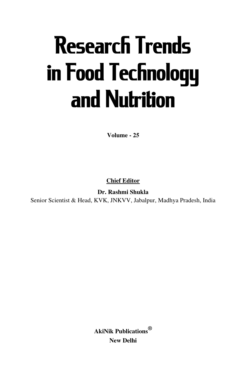 (PDF) Fast food and beverage industry: impact on Human health and ...