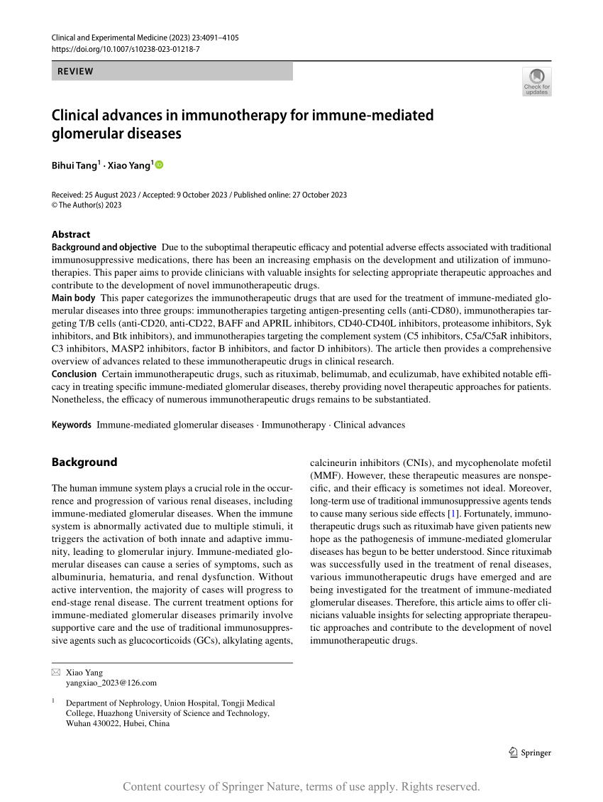 Advances in Clinical and Experimental Medicine