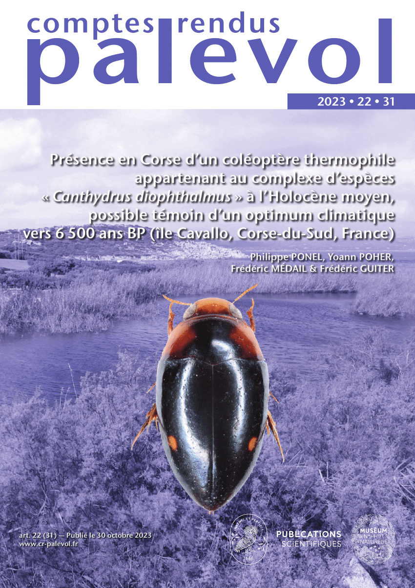 Pierre QUENEY publie Clés d'identification des Coléoptères aquatiques de  France métropolitaine 
