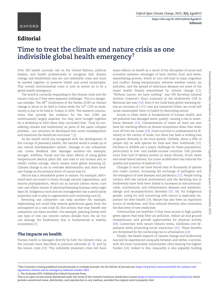 Learning to treat the climate emergency together: social tipping  interventions by the health community - The Lancet Planetary Health