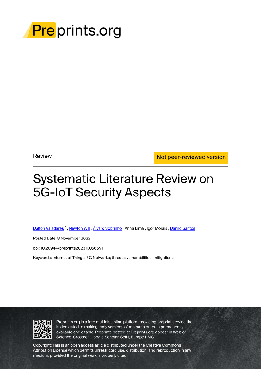 literature review on 5g