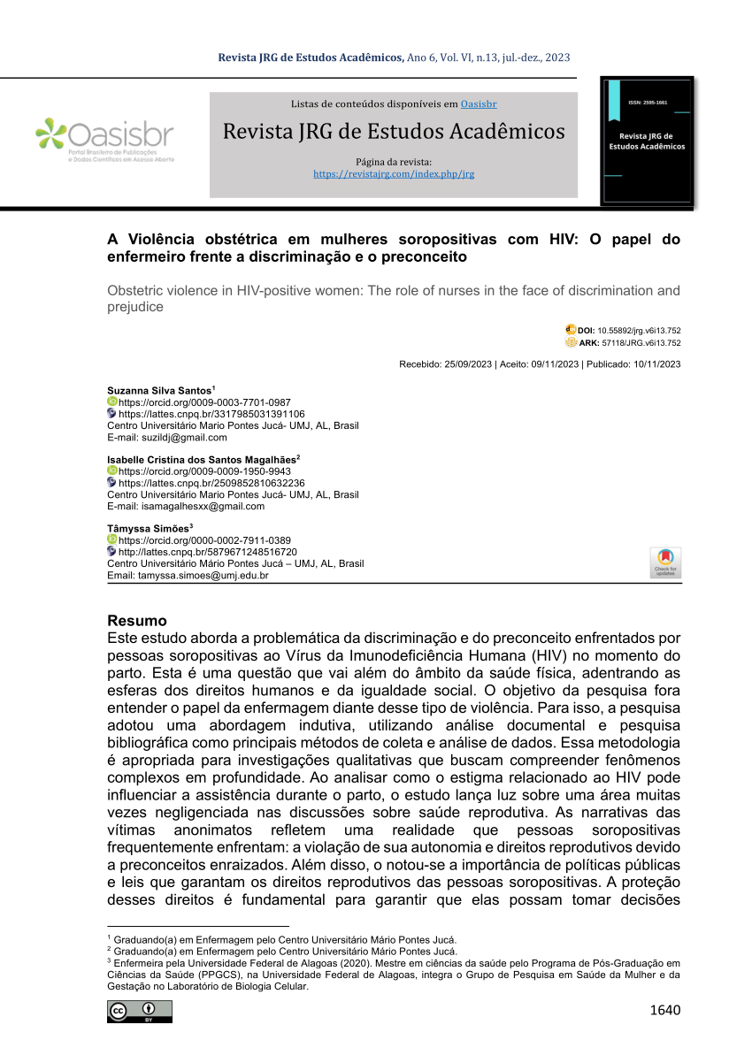 SciELO - Brasil - Direitos humanos e tratamento igualitário