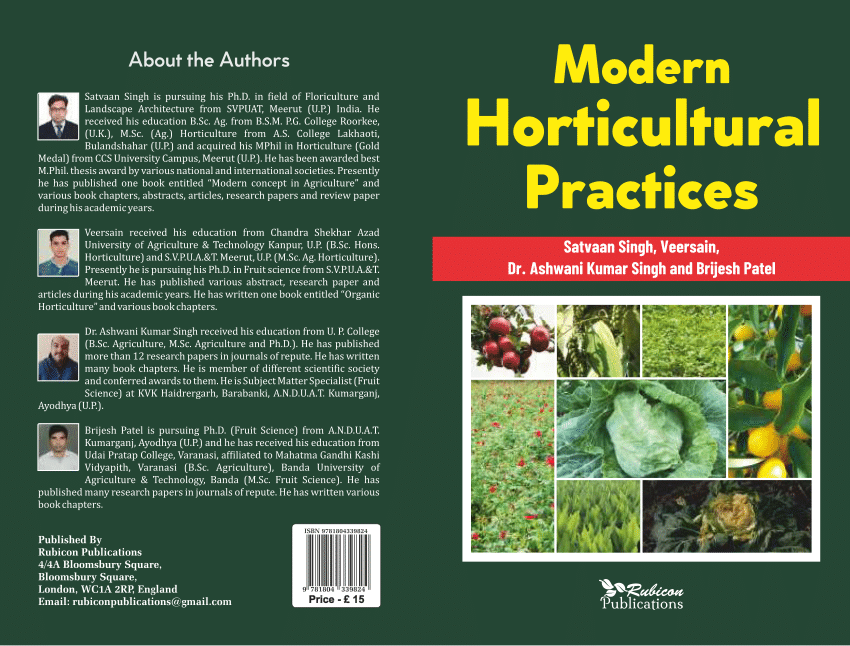 PDF) Modern Horticultural Practices