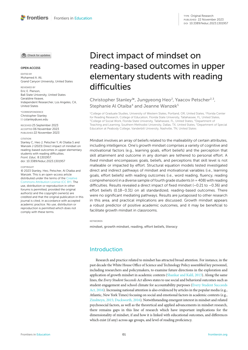 case study of student with reading difficulties