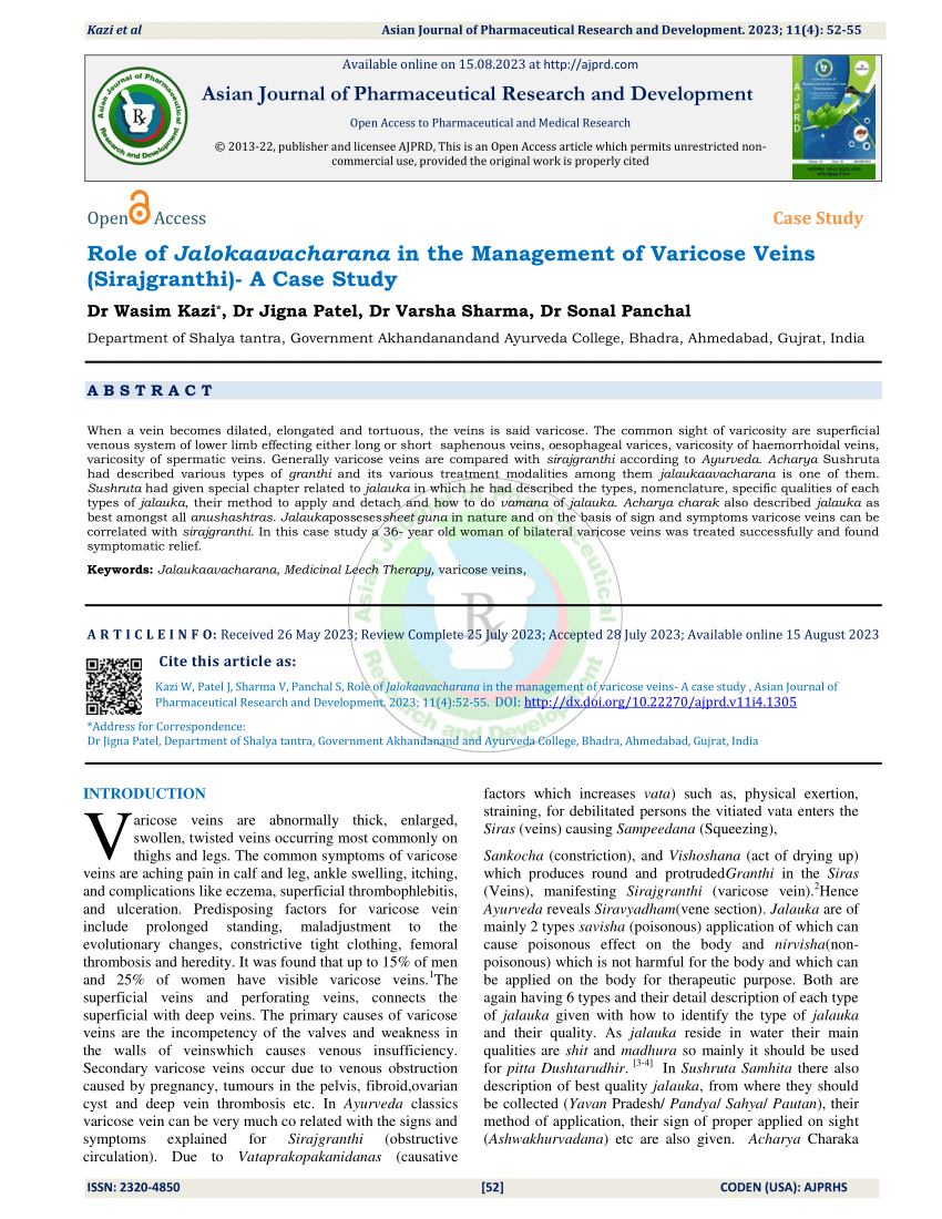 Case Study: 42-year-old Woman with Large Varicose Veins