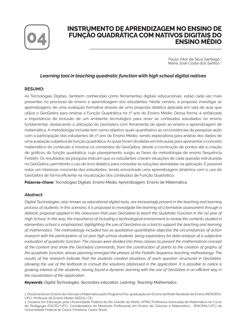 High School matemática ciências - Recursos de ensino