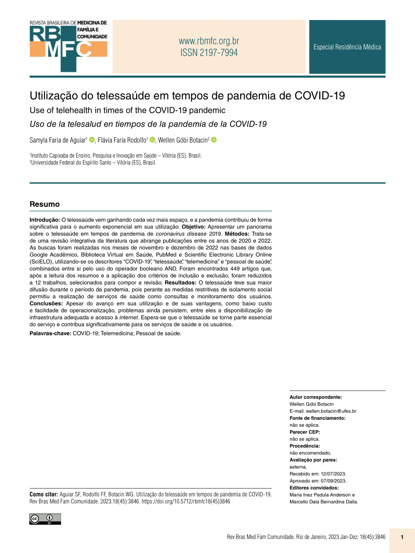 Revista Brasileira de Medicina de Família e Comunidade