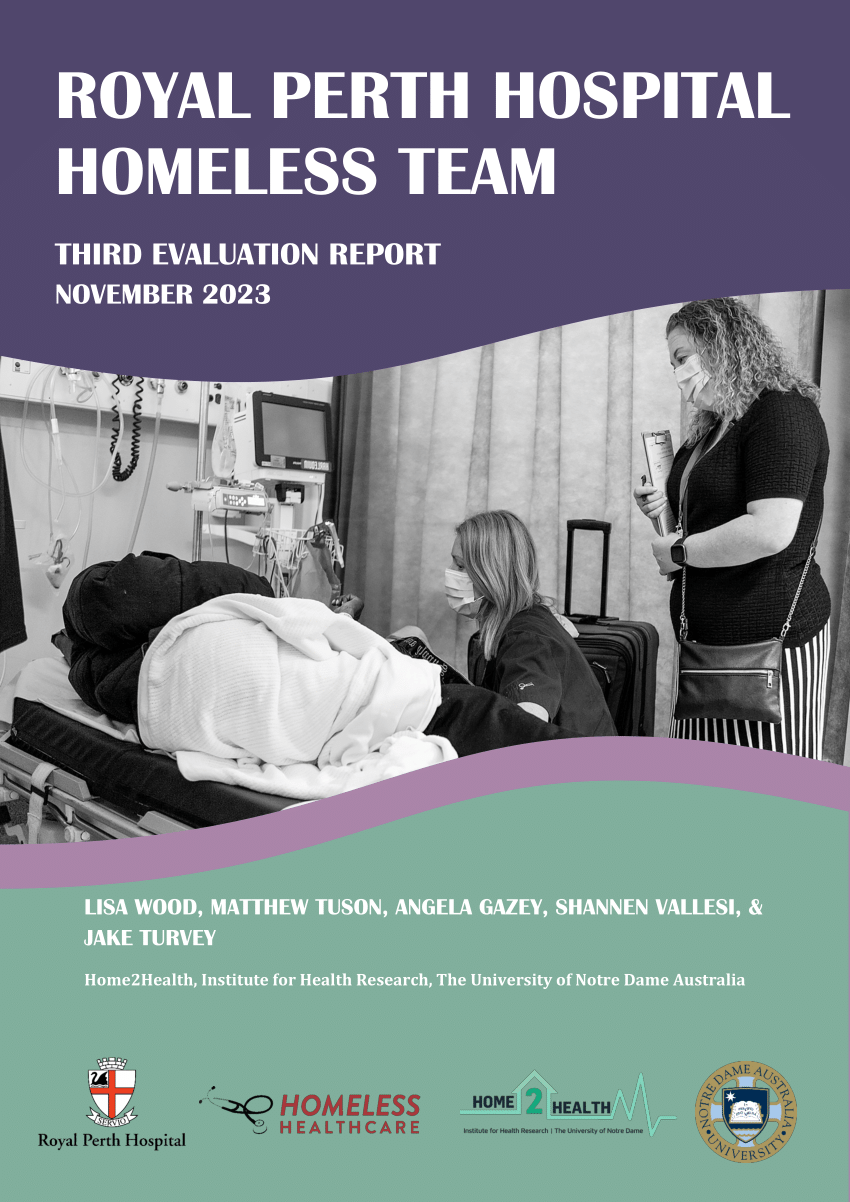 PDF ROYAL PERTH HOSPITAL HOMELESS TEAM THIRD EVALUATION REPORT