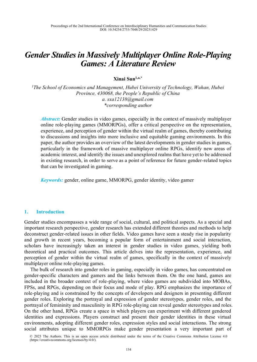PDF) Excessive Use of Massively Multi-Player Online Role-Playing Games: A  Pilot Study