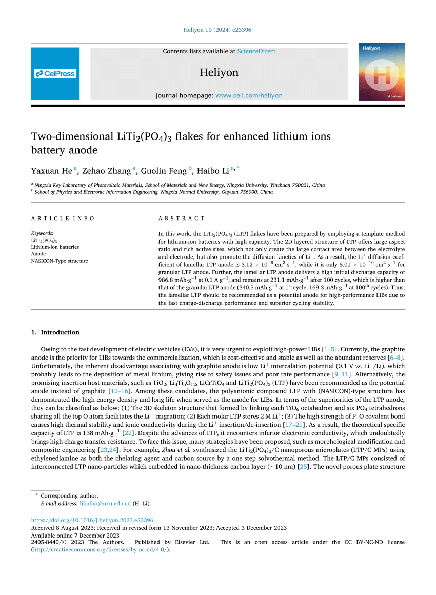 4.0 V Aqueous Li-Ion Batteries - ScienceDirect